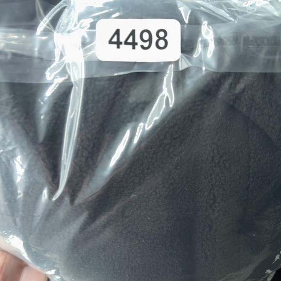 Bob Mackie Vest Womens Large Black Fleece Paisley Embroidered Faux Fur Boho - Picture 10 of 10